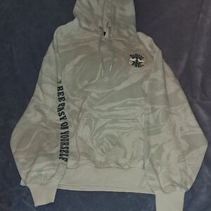 Vans Marble Pattern Hoodie with Black Graphics